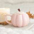 Bild in Galerie-Betrachter laden, Rosa Kürbis Herbstset: Tasse und Socken