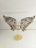 Bild in Galerie-Betrachter laden, Druzy Oceans Jasper Schmetterling Flügel (115y)