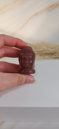 Bild in Galerie-Betrachter laden, Buddah Mini Köpfe (8bdk) Erdbeerquarz