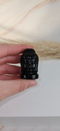 Bild in Galerie-Betrachter laden, Buddah Mini Köpfe (8bdk) Obsidian