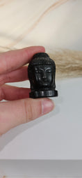 Bild in Galerie-Betrachter laden, Buddah Mini Köpfe (8bdk) Silberobsidian