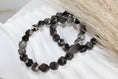 Bild in Galerie-Betrachter laden, Faccetiertes Silberobsidian Armband (15sob)
