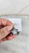Bild in Galerie-Betrachter laden, 925 Silber Silberobsidian Stern Kettenanhänger (16obs)