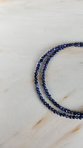 Bild in Galerie-Betrachter laden, Faccetiertes Lapislazuli Armband mit Magnetverschluss (19lsp)