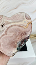 Bild in Galerie-Betrachter laden, Druzy Pink Amethyst Herz (110it)