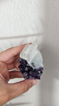 Bild in Galerie-Betrachter laden, Amethyst Cluster mit Calcit aus Brasilien (44to)