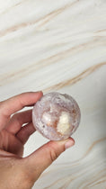 Bild in Galerie-Betrachter laden, Blumenachat & Pink Amethyst Kugel (33pak)