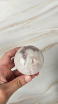 Bild in Galerie-Betrachter laden, Druzy Pink Amethyst Kugel (42u)