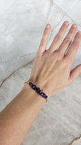 Bild in Galerie-Betrachter laden, Amethyst Splitter Armband