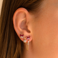 Bild in Galerie-Betrachter laden, Ohrstecker Schmetterling Allure rosa-lila
