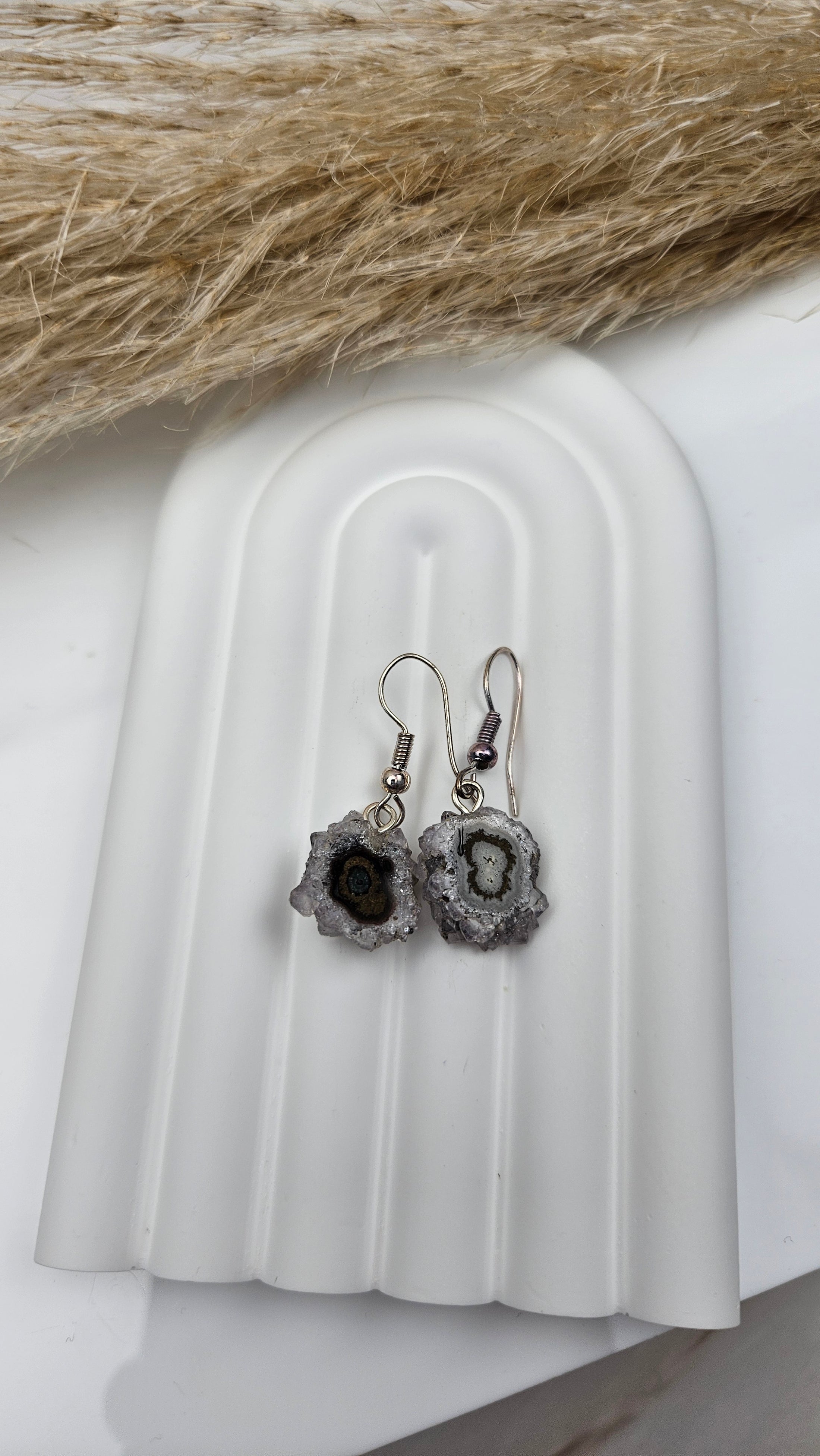 Stalaktit Ohrringe in Silber (36poo)