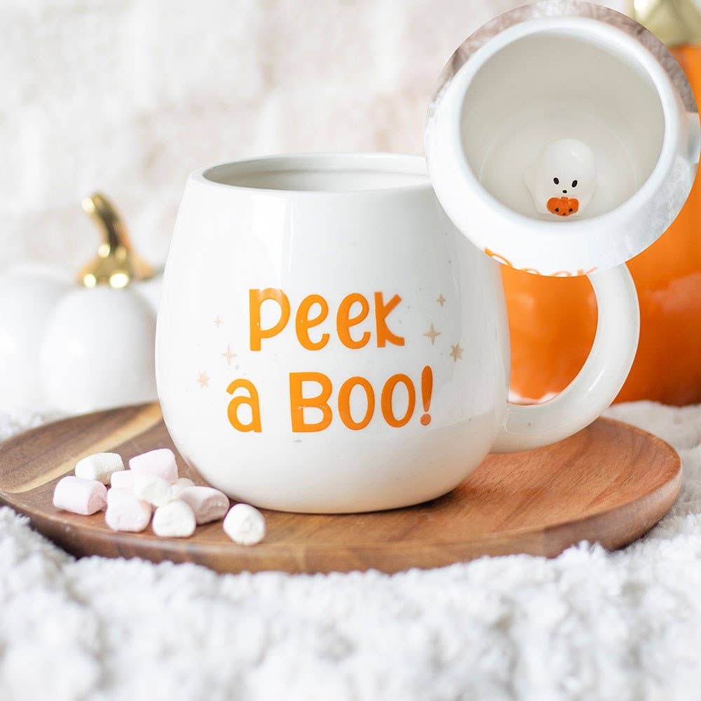 Peekaboo Ghost Tasse, rund