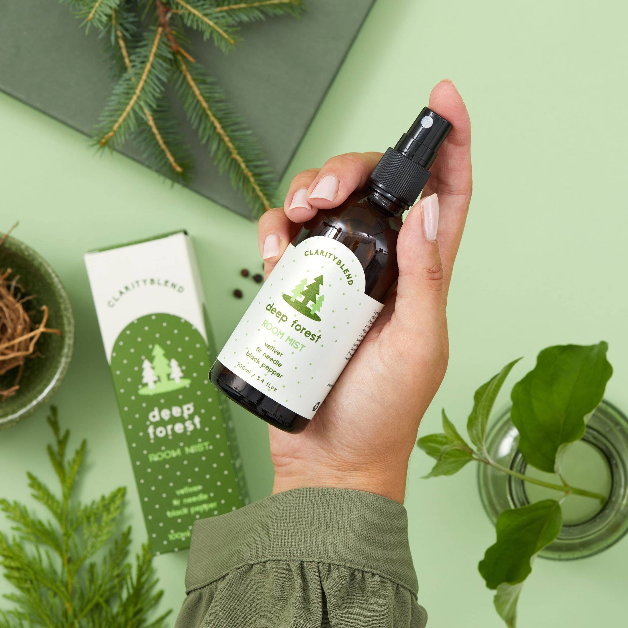 Deep Forest Aromatherapie-Sprayspray für Zimmer und Kissen