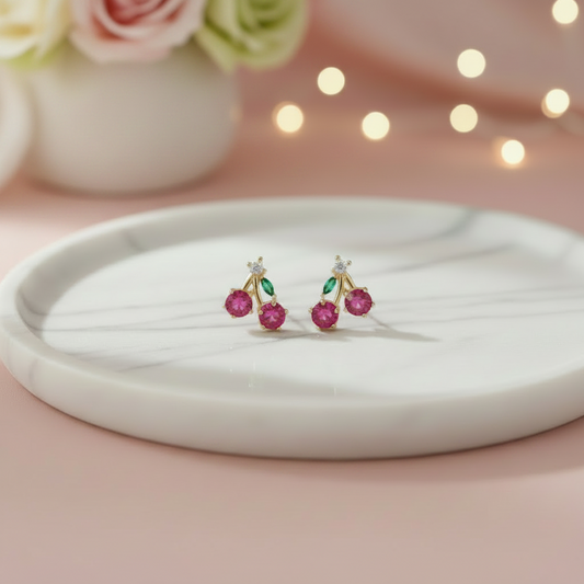 Süße Kirschstecker in Fuchsia