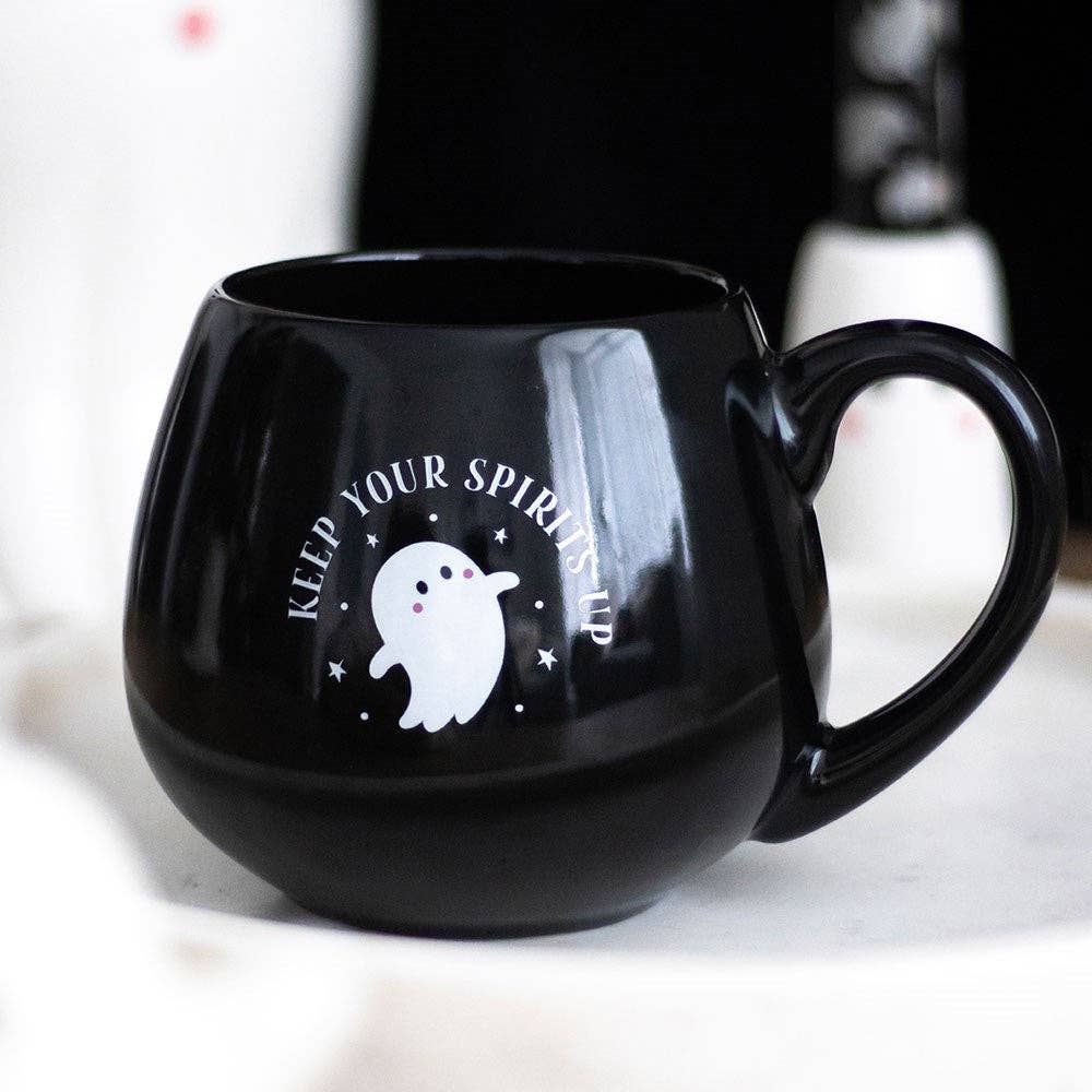 Runde Gespenst‑Tasse
