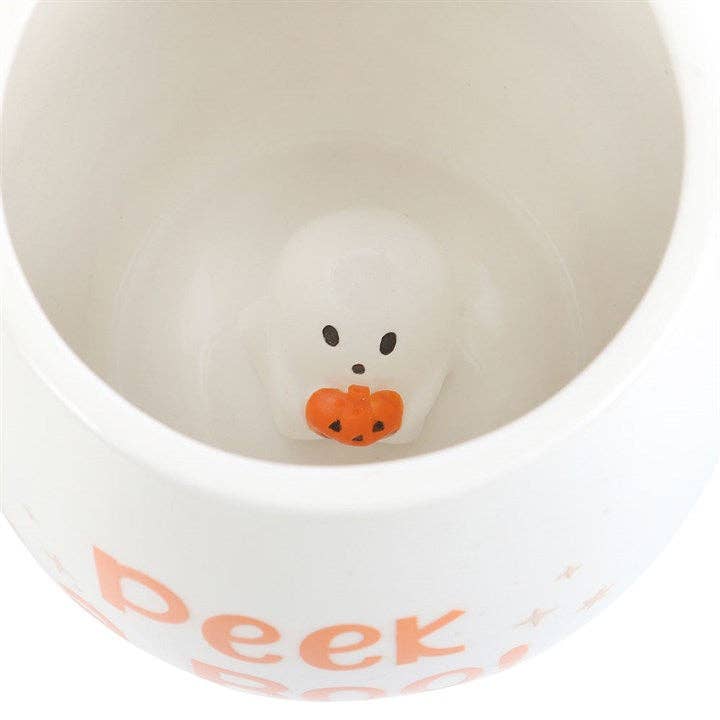 Peekaboo Ghost Tasse, rund