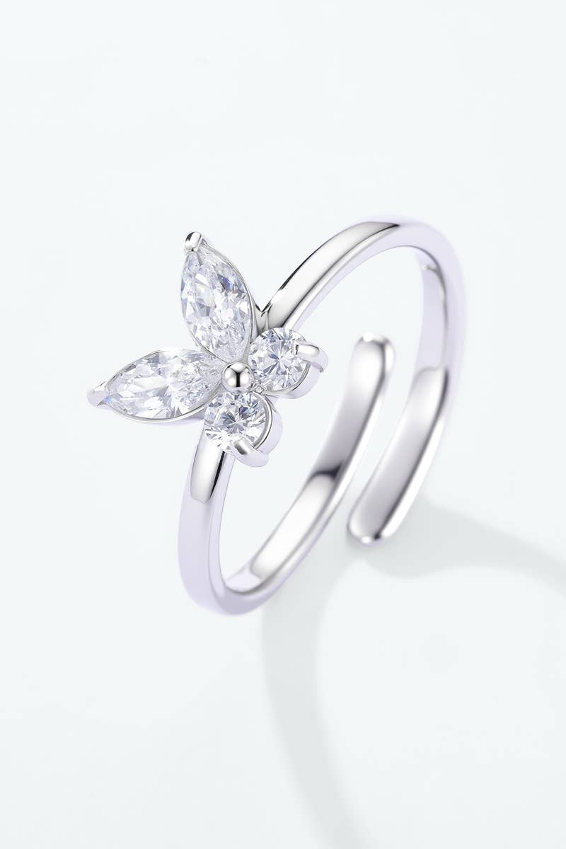 Schmetterlings Ring aus Edelstahl