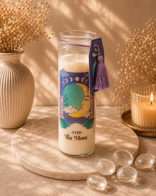 The Moon Violet Röhrenkerze