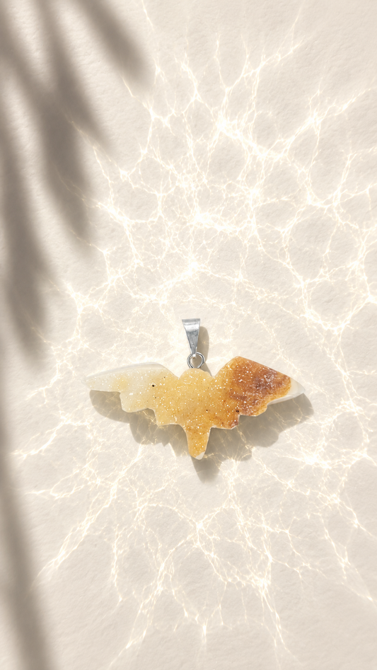 Druzy Achat Fledermaus ( 18fle)
