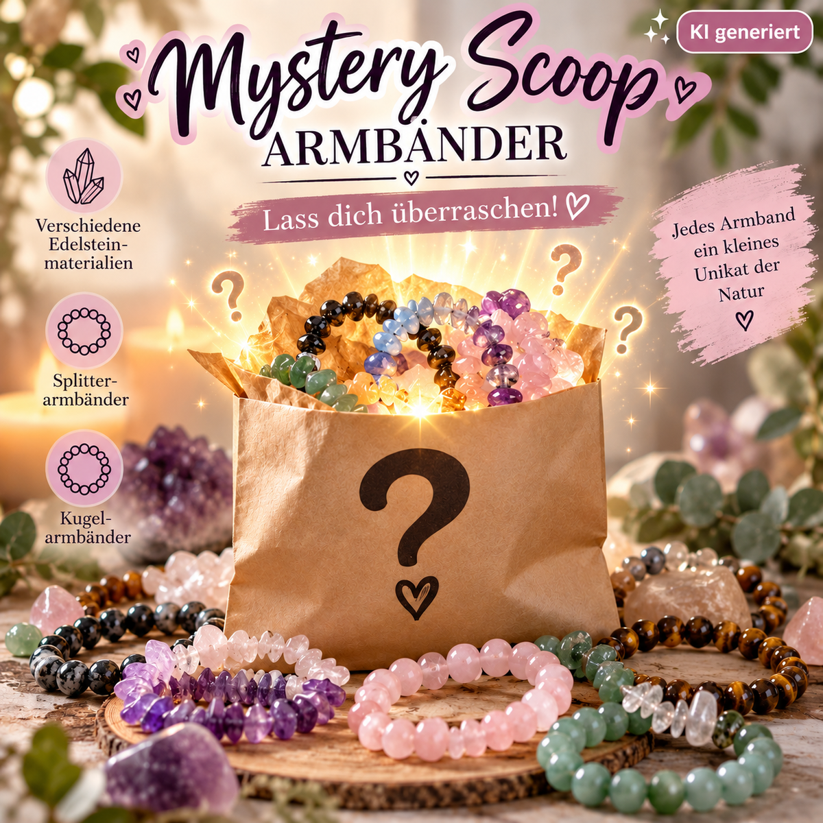 AURA MYSTÈRE – Mystery Edelsteinarmband