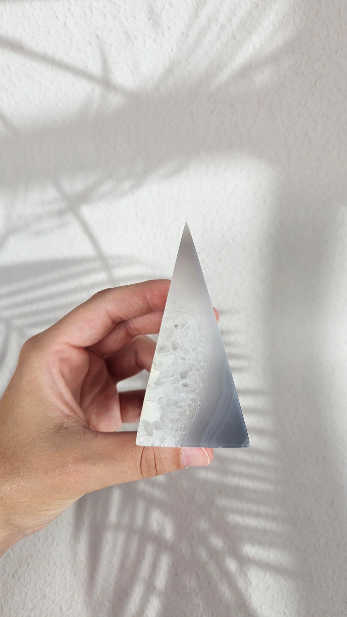 Druzy Achat Pyramide (31tt)