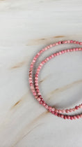 Bild in Galerie-Betrachter laden, Faccetiertes Rhodochrosit Armband mit Magnetverschluss (19rod)
