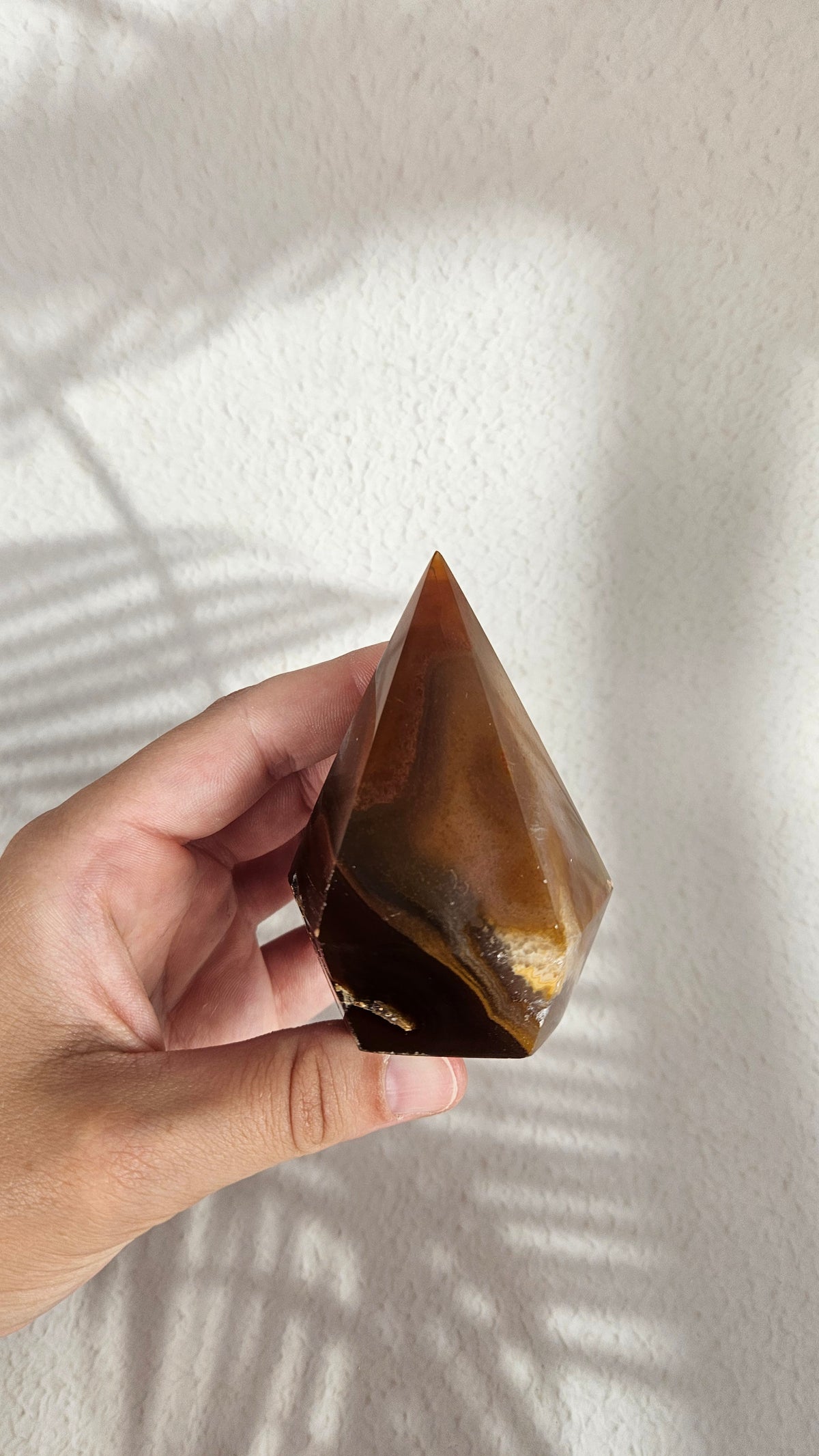 Druzy Achat Spitze (29ach) (B-Ware)