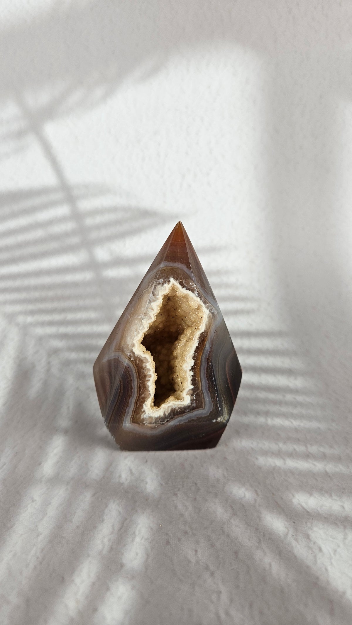Druzy Achat Spitze (29ach) (B-Ware)