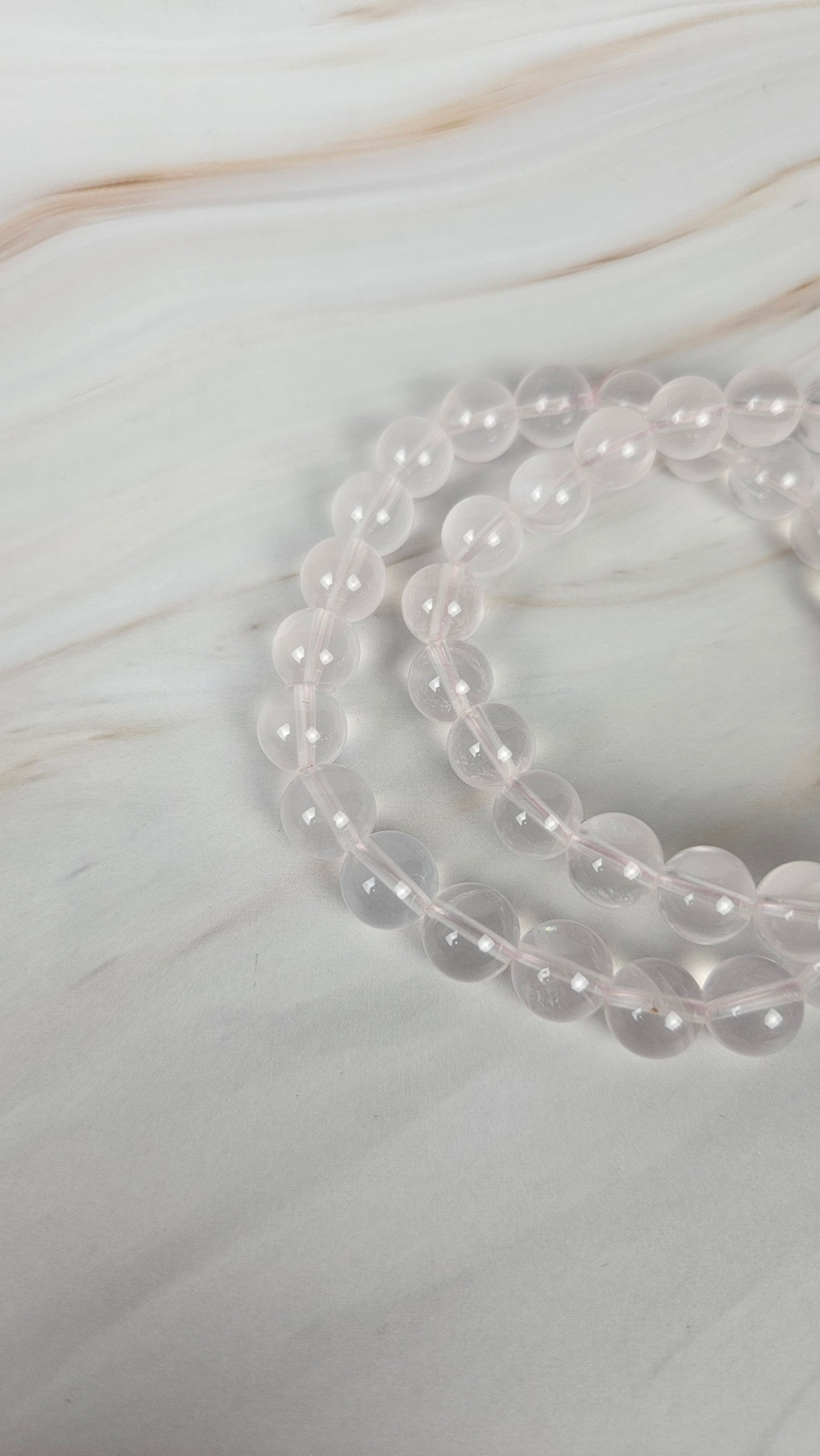 Rosenquarz Kugelarmband (16rok)
