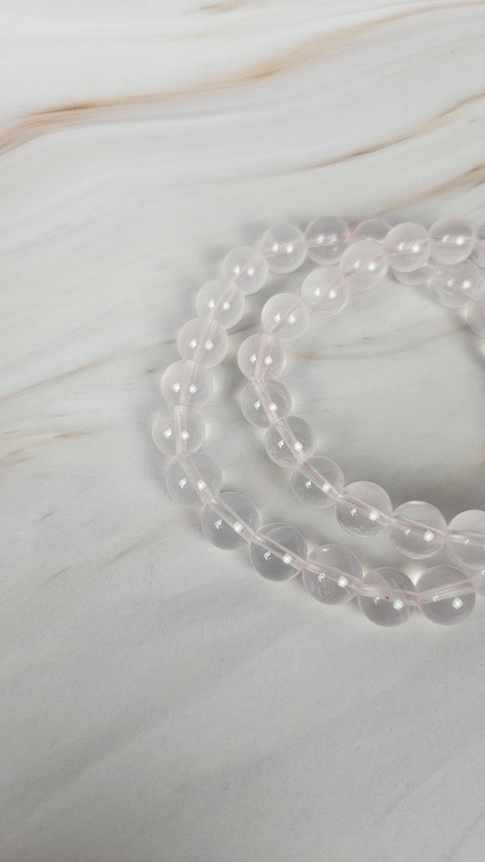 Rosenquarz Kugelarmband (16rok)