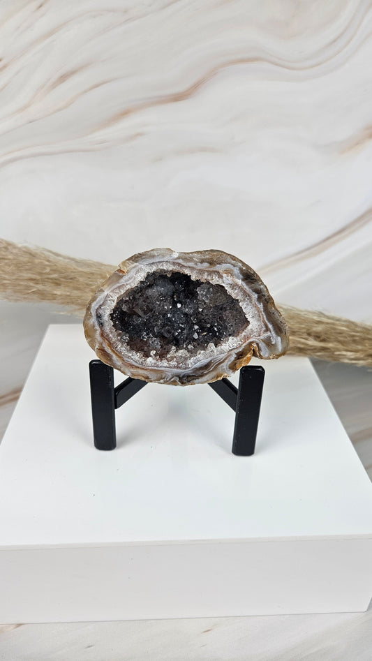 Achat Geode mit Stand (28bc)