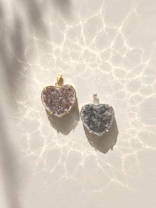 Amethyst Herz Anhänger (29het)
