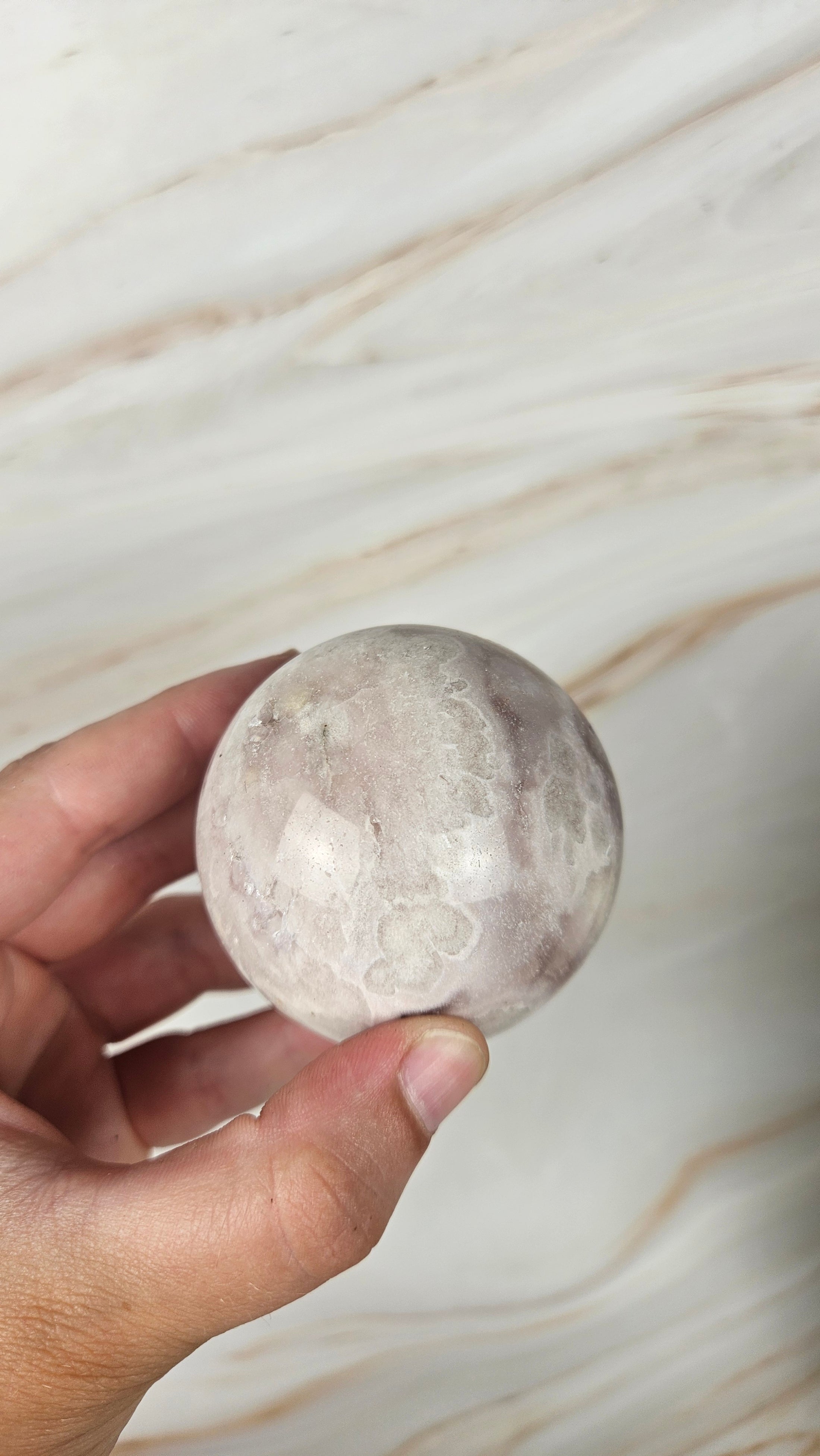 Druzy Pink Amethyst Kugel (42u)
