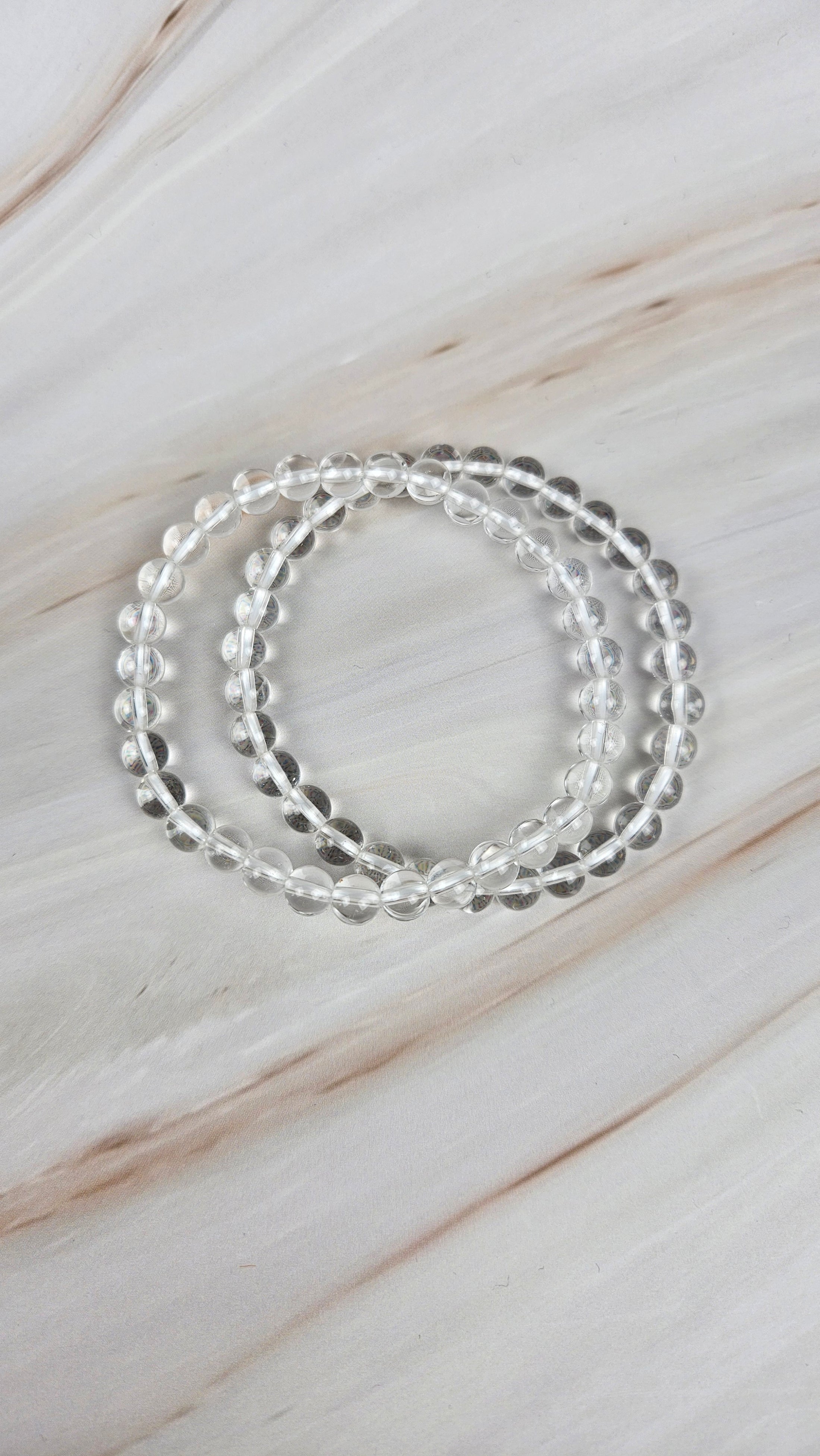 Bergkristall Kugelarmband (10ber)