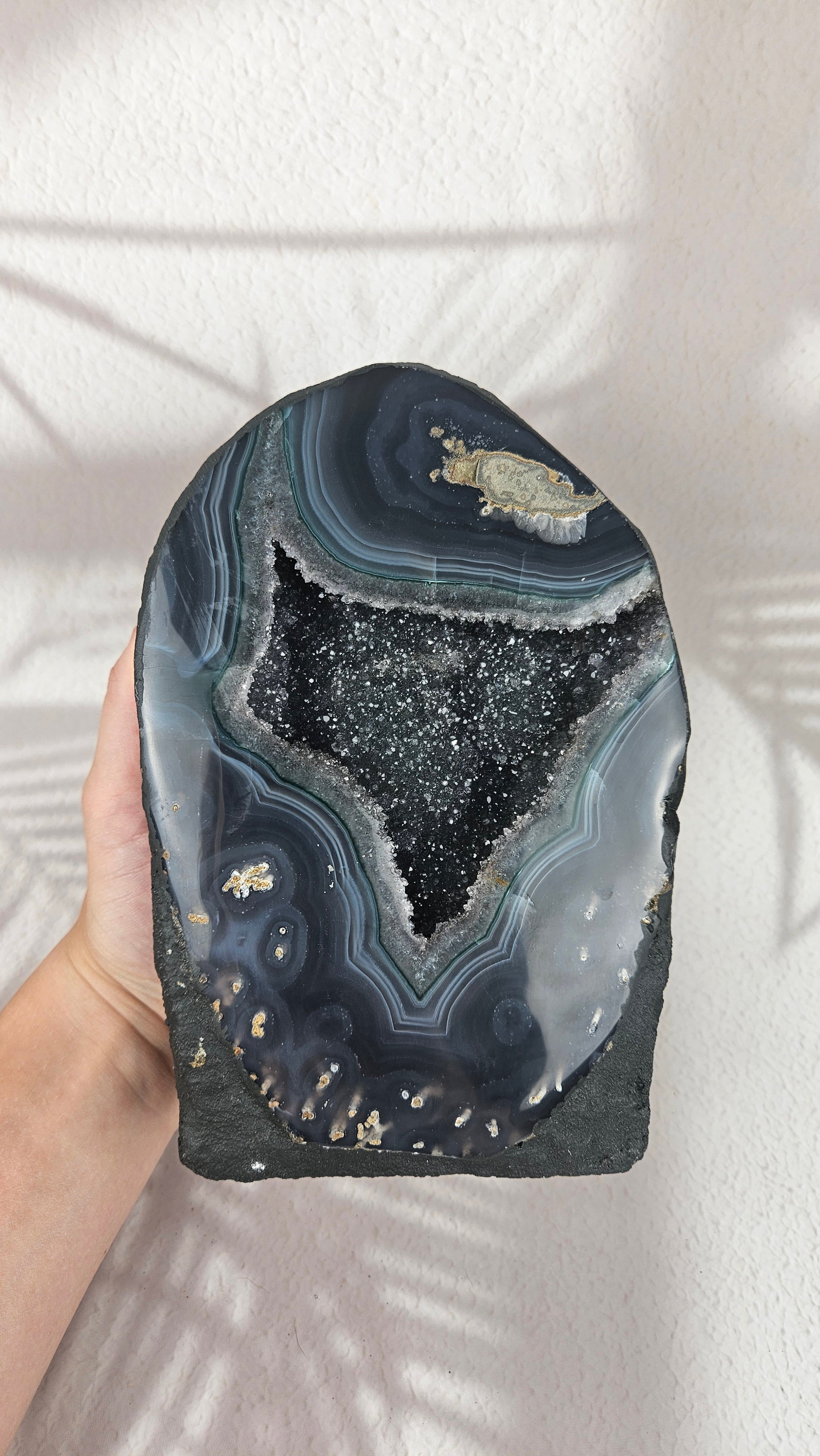 Drusy Achat Kathedrale aus Brasilien (119sop)