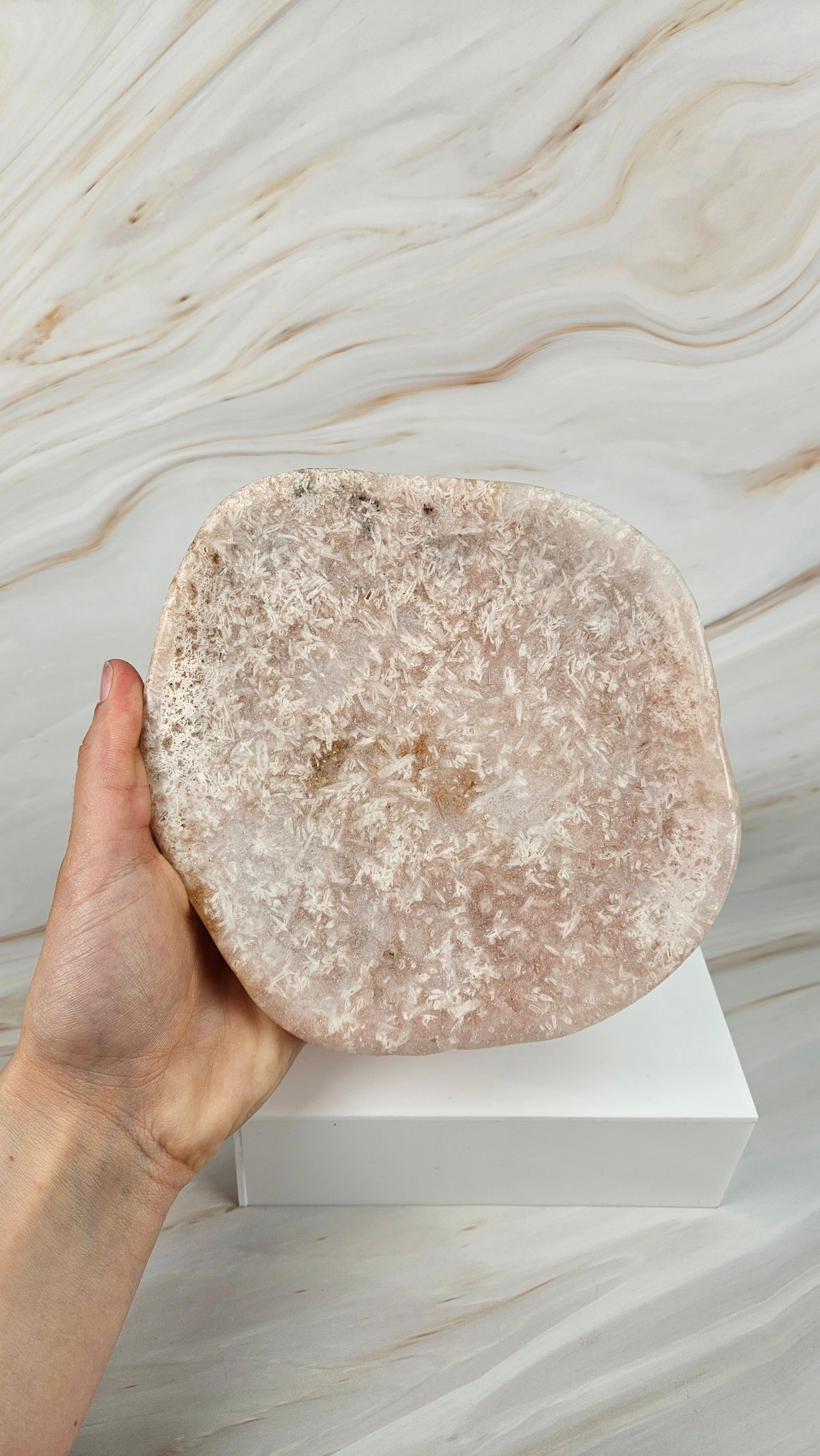 Pink Amethyst Schale (59pia)
