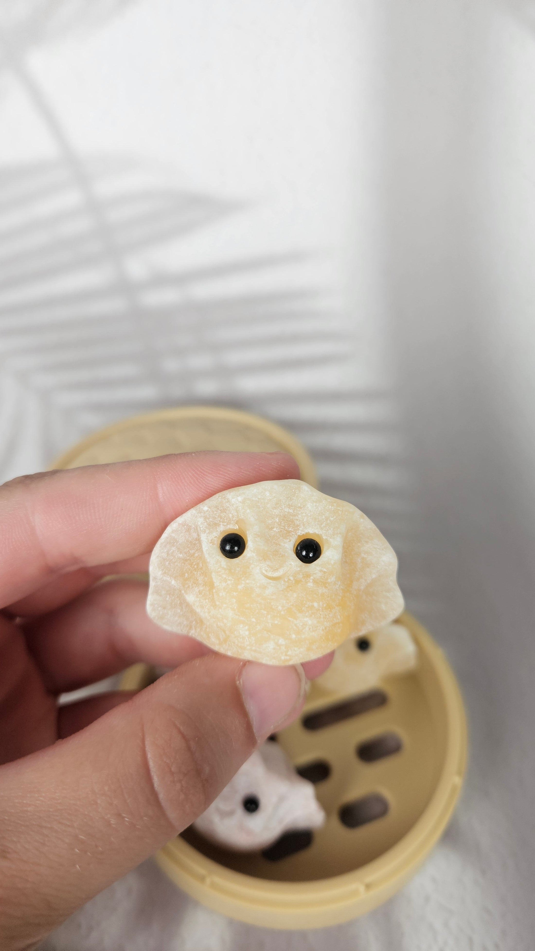 Dumplings aus Pinkem Opal & Orangencalcit (17dum)