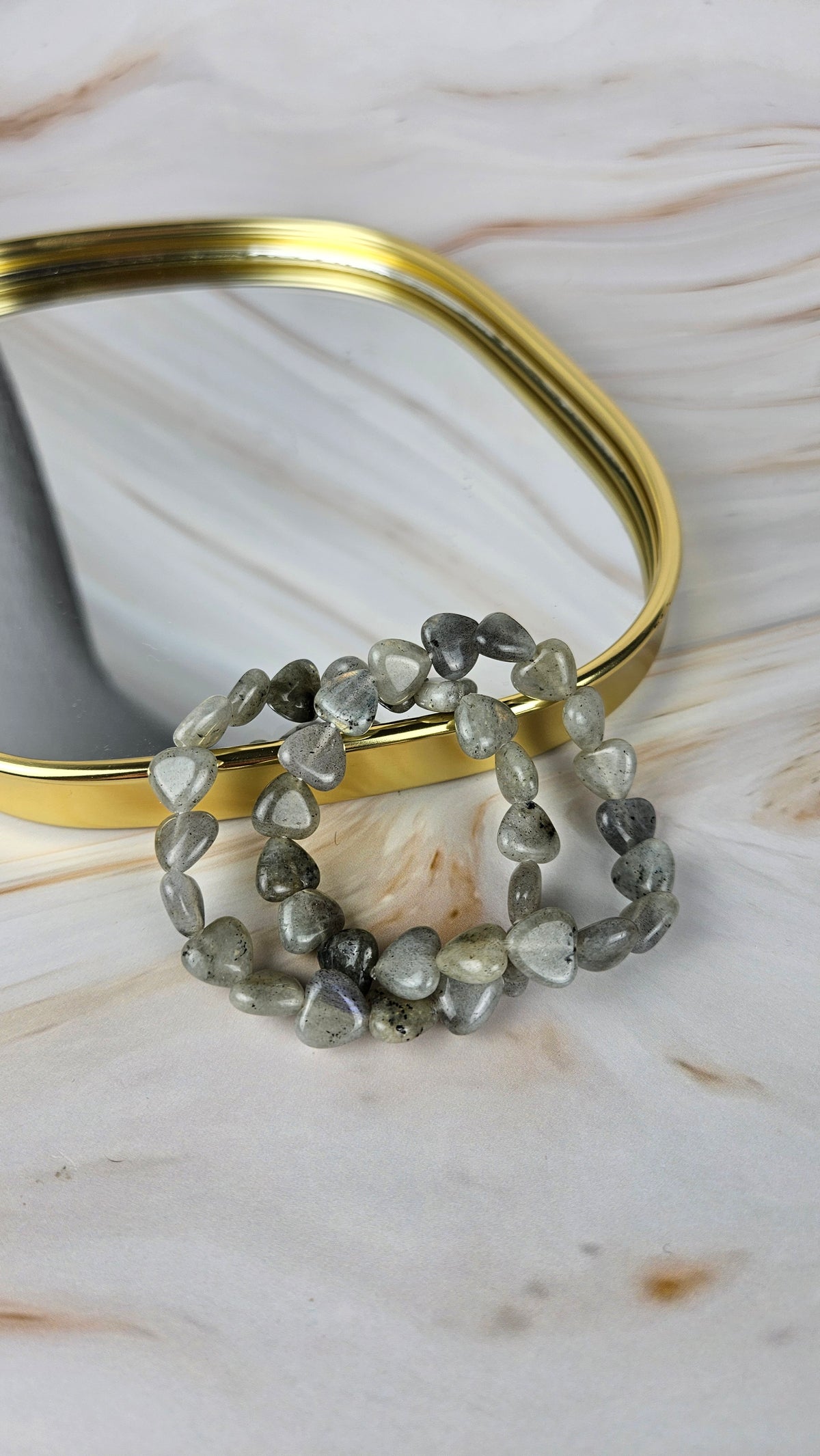 Labradorit Herz Armband (19ll)
