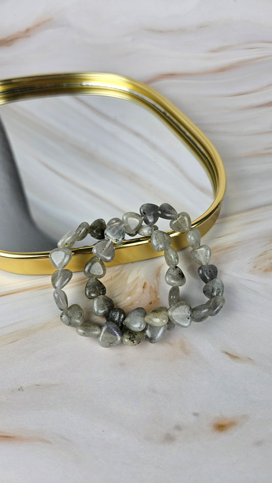 Labradorit Herz Armband (19ll)