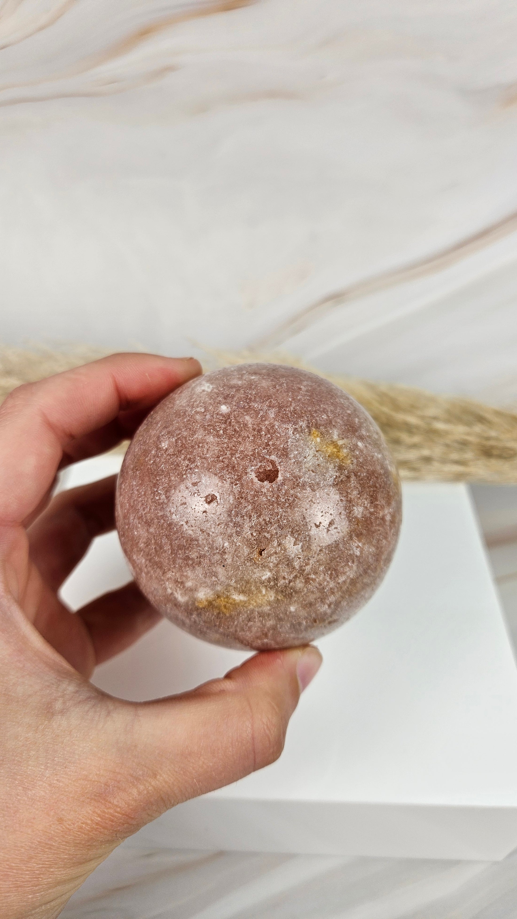 Pink Amethyst Kugel (39cod)