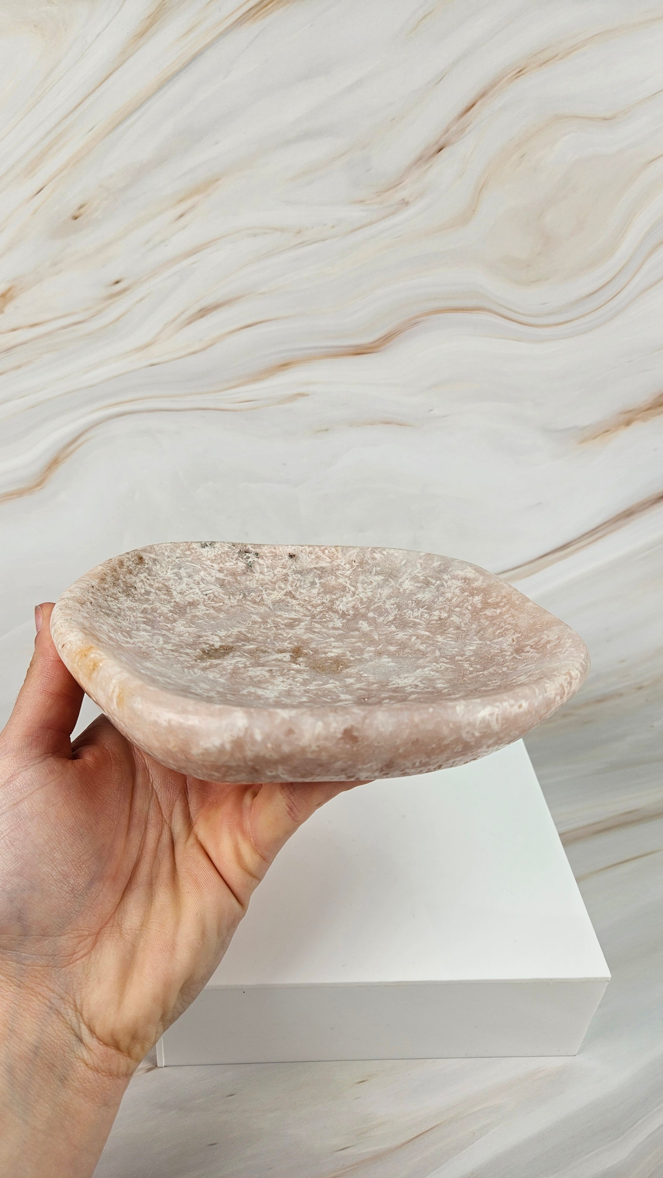 Pink Amethyst Schale (59pia)