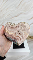 Bild in Galerie-Betrachter laden, Druzy Pink Amethyst Herz (110it)
