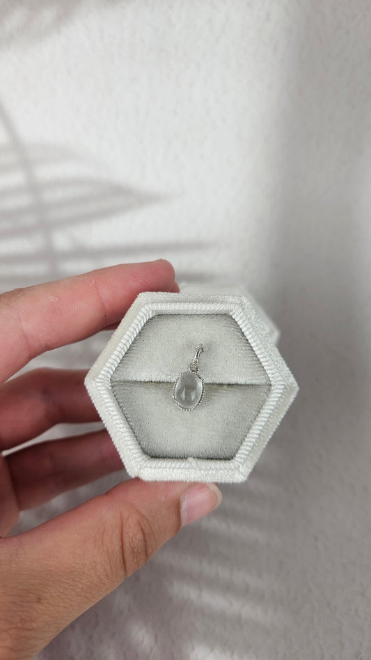 925 Silber Bergkristall Anhänger (26bey)
