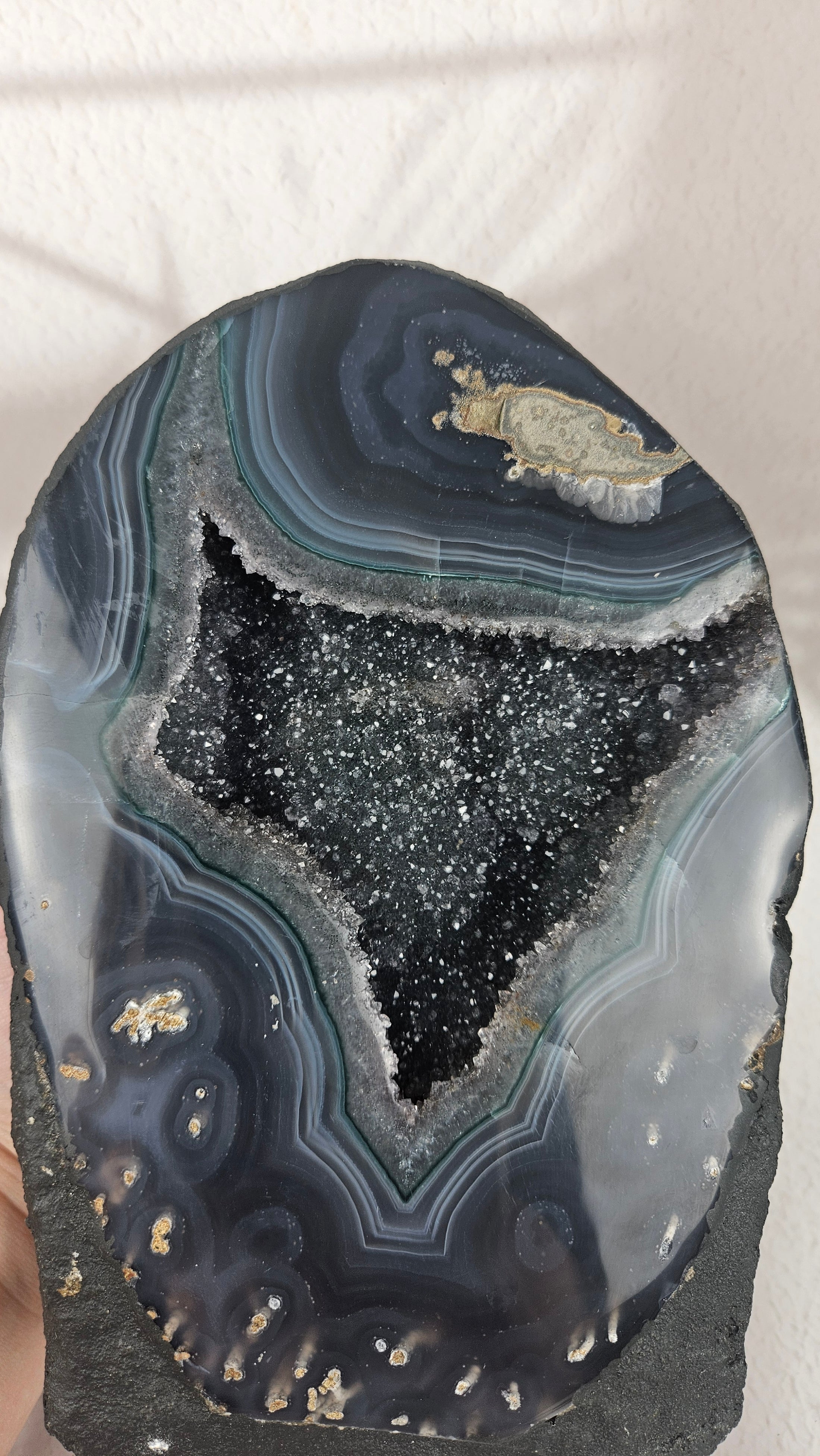 Drusy Achat Kathedrale aus Brasilien (119sop)