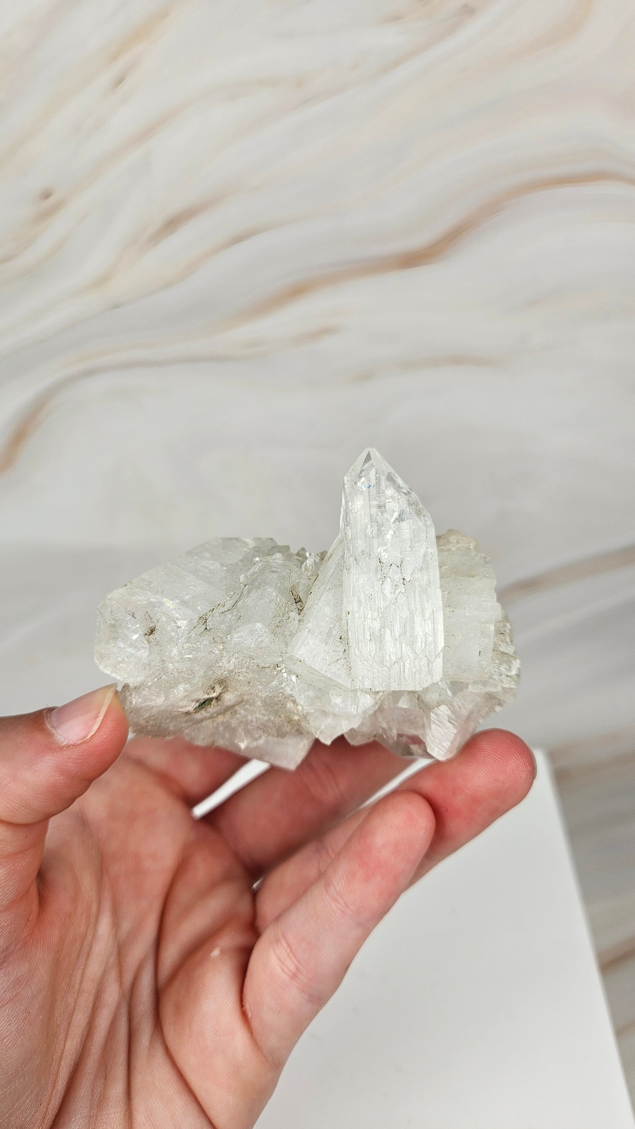 Apophyllit Cluster aus Indien (31y)