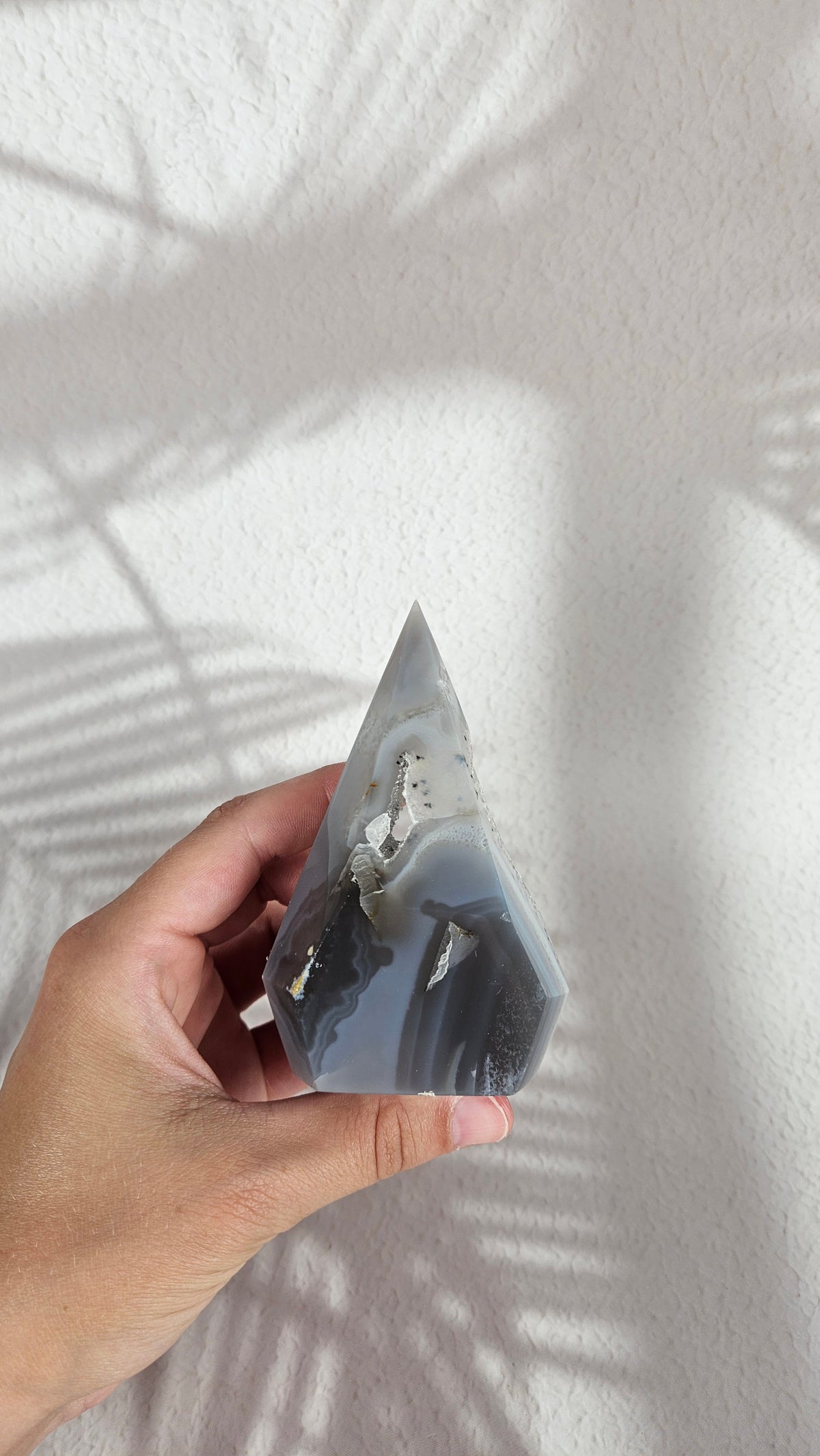 Druzy Achat Spitze (36uw)