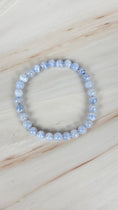 Bild in Galerie-Betrachter laden, Blue Lace Kugelarmband (16bll)
