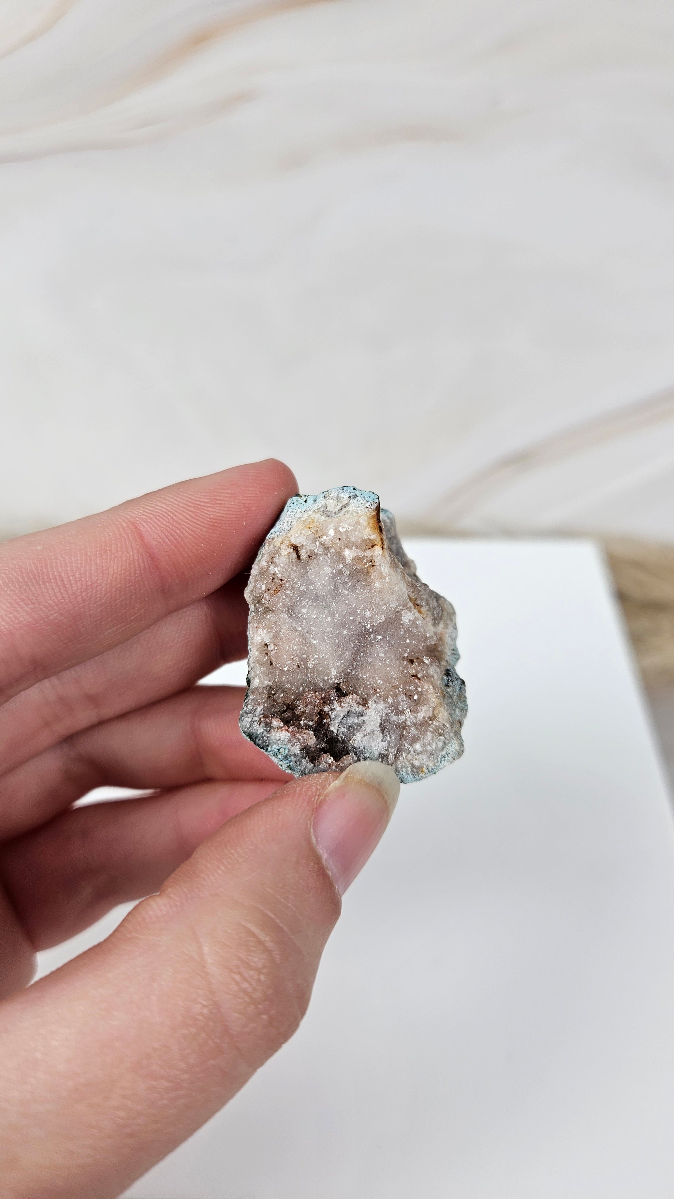 Pink Amethyst Rohsteine 10
