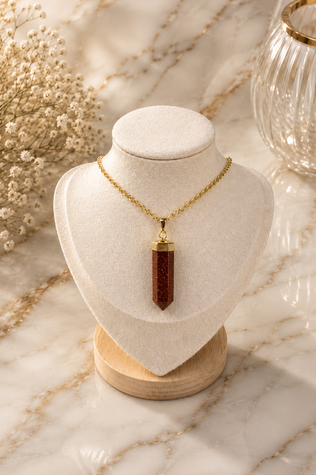 Goldfluss Spitzen Kette (35flu)