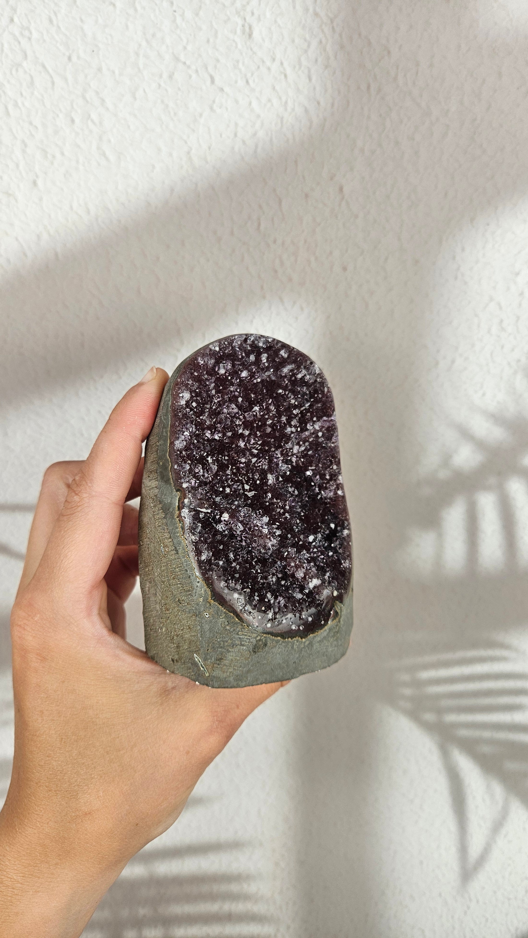Amethyst Cut Base aus Brasilien rötlich (48amo)